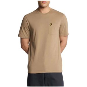 Lyle & Scott, Heren, Tops, Bruin, Maat: L Katoen,