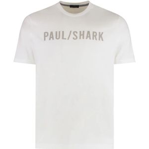Paul & Shark, Heren, Tops, Wit, Maat: L