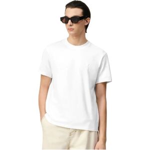 Ami Paris, Heren, Tops, Wit, Maat: S Katoen,