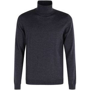 Roberto Collina, Heren, Truien, Blauw, Maat: M Denim,