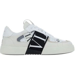 Valentino Garavani, Heren, Schoenen, Wit, Maat: 41 EU Leer,