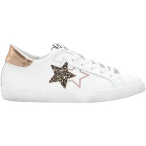 2Star, Dames, Schoenen, Wit, Maat: 35 EU Leer,