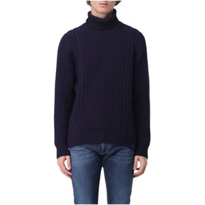 Fay, Heren, Truien, Blauw, Maat: XL