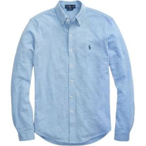 Polo Ralph Lauren, Heren, Overhemden, Blauw, Maat: XS Katoen,