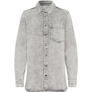 Kaffe, Dames, Blouses & Shirts, Grijs, Maat: XS Denim,