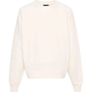 Jacquemus, Heren, Sweatshirts & Hoodies, Beige, Maat: XS Katoen,