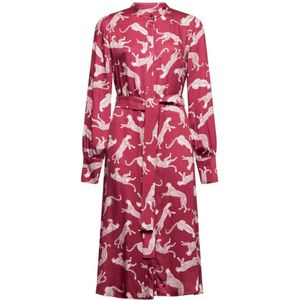 Silvian Heach, Dames, Jurken, Veelkleurig, Maat: 2XS Viscose,