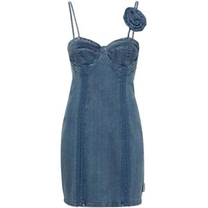 Rotate Birger Christensen, Dames, Jurken, Blauw, Maat: XS Katoen,