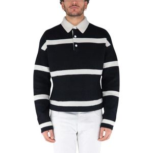 JW Anderson, Heren, Sweatshirts & Hoodies, Zwart, Maat: S Katoen,