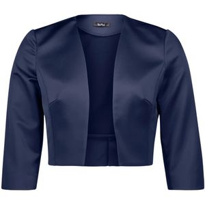 vera mont, Dames, Jassen, Blauw, Maat: L Satijn,