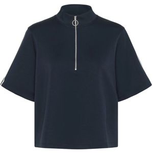 Kaffe, Dames, Tops, Blauw, Maat: S