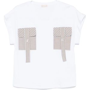 Liu Jo, Dames, Tops, Wit, Maat: S