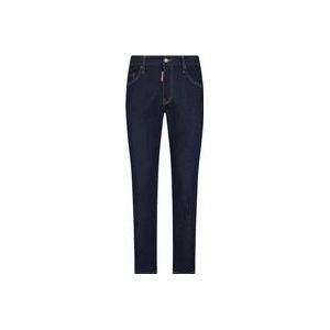 Dsquared2 Blauwe Skater Jeans , Blue , Heren , Maat: S