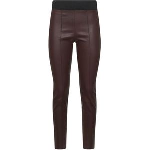 Brunello Cucinelli, Dames, Broeken, Rood, Maat: S Zijde,