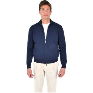 Drumohr, Heren, Truien, Blauw, Maat: M Kasjmier,