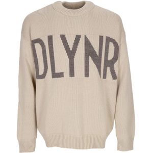Dolly Noire, Heren, Truien, Beige, Maat: S Leer,