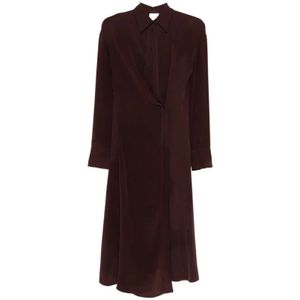 Alysi, Dames, Jurken, Rood, Maat: M Zijde,