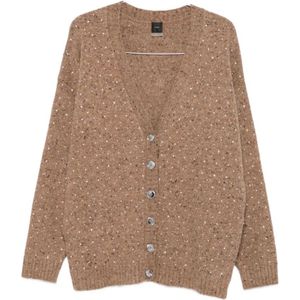 Pinko, Dames, Truien, Bruin, Maat: M Wol,