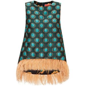 La DoubleJ, Dames, Tops, Groen, Maat: L Denim,