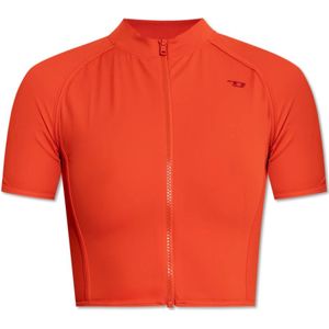 Diesel, Dames, Badkleding, Rood, Maat: M Polyamide,