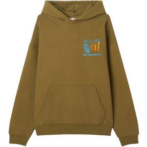 Obey, Heren, Sweatshirts & Hoodies, Groen, Maat: L Katoen,