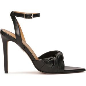 Kazar - Leren Sandalen - Zwart - Dames - Met Verlengde Neuzen