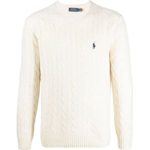 Polo Ralph Lauren, Heren, Truien, Wit, Maat: L Wol,