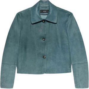 Arma, Dames, Jassen, Blauw, Maat: M Suède,