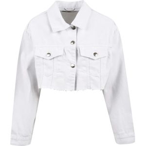 Hinnominate, Dames, Jassen, Wit, Maat: XS Denim,
