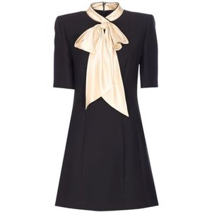 Valentino Garavani, Dames, Jurken, Zwart, Maat: 2XS