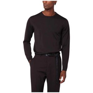 Roberto Collina, Heren, Truien, Bruin, Maat: XL Wol,