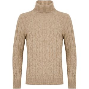 Kangra, Heren, Truien, Beige, Maat: M Katoen,