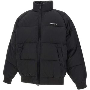 Carhartt Wip, Heren, Jassen, Zwart, Maat: XS Katoen,