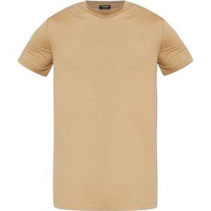 Dsquared2, Heren, Tops, Beige, Maat: S