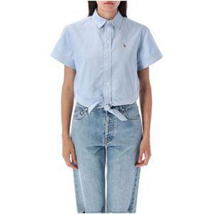 Polo Ralph Lauren, Dames, Blouses & Shirts, Blauw, Maat: L Katoen,