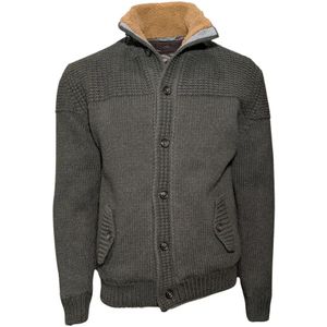 Ferrante, Heren, Truien, Groen, Maat: 2XL Leer,