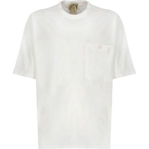 Ten C, Heren, Tops, Wit, Maat: XL Katoen,