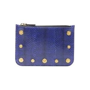Versace Leather handbags , Blue , Dames , Maat: ONE Size