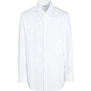 Valentino, Heren, Overhemden, Wit, Maat: L
