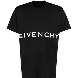 Givenchy, Heren, Tops, Zwart, Maat: XS Katoen,