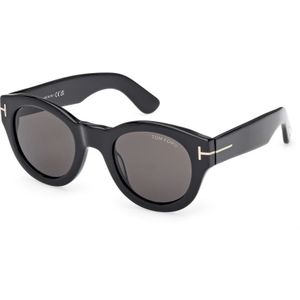 Tom Ford - Lucinda - Zonnebril - Zwart - Unisex - 48 MM
