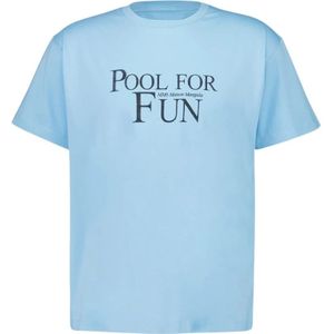 MM6 Maison Margiela, Heren, Tops, Blauw, Maat: XS Katoen,