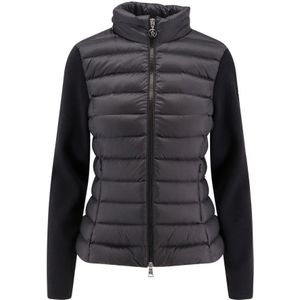 Moncler, Dames, Jassen, Zwart, Maat: L Wol,