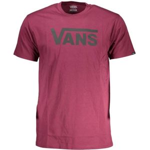 Vans, Heren, Tops, Paars, Maat: M Katoen,