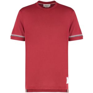 Thom Browne, Heren, Tops, Rood, Maat: L Katoen,