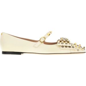 Valentino Garavani, Dames, Schoenen, Beige, Maat: 39 EU