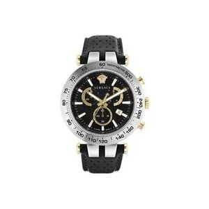Versace Metalen roestvrijstalen Horloge , Gray , Heren , Maat: ONE Size