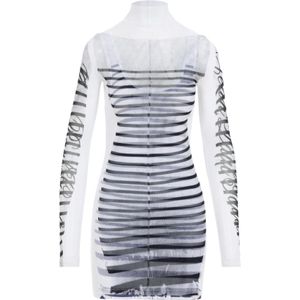 Jean Paul Gaultier - Fro 266.J559 - Bandeaujurk - Wit - Polyester/Elastaan