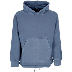 Carhartt Wip, Heren, Sweatshirts & Hoodies, Blauw, Maat: S Katoen,