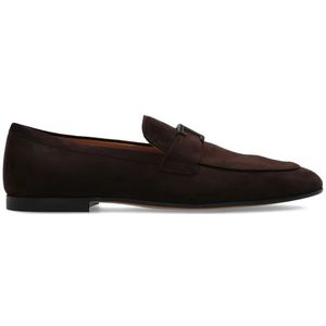 Tod's, Heren, Schoenen, Bruin, Maat: 44 EU Leer,